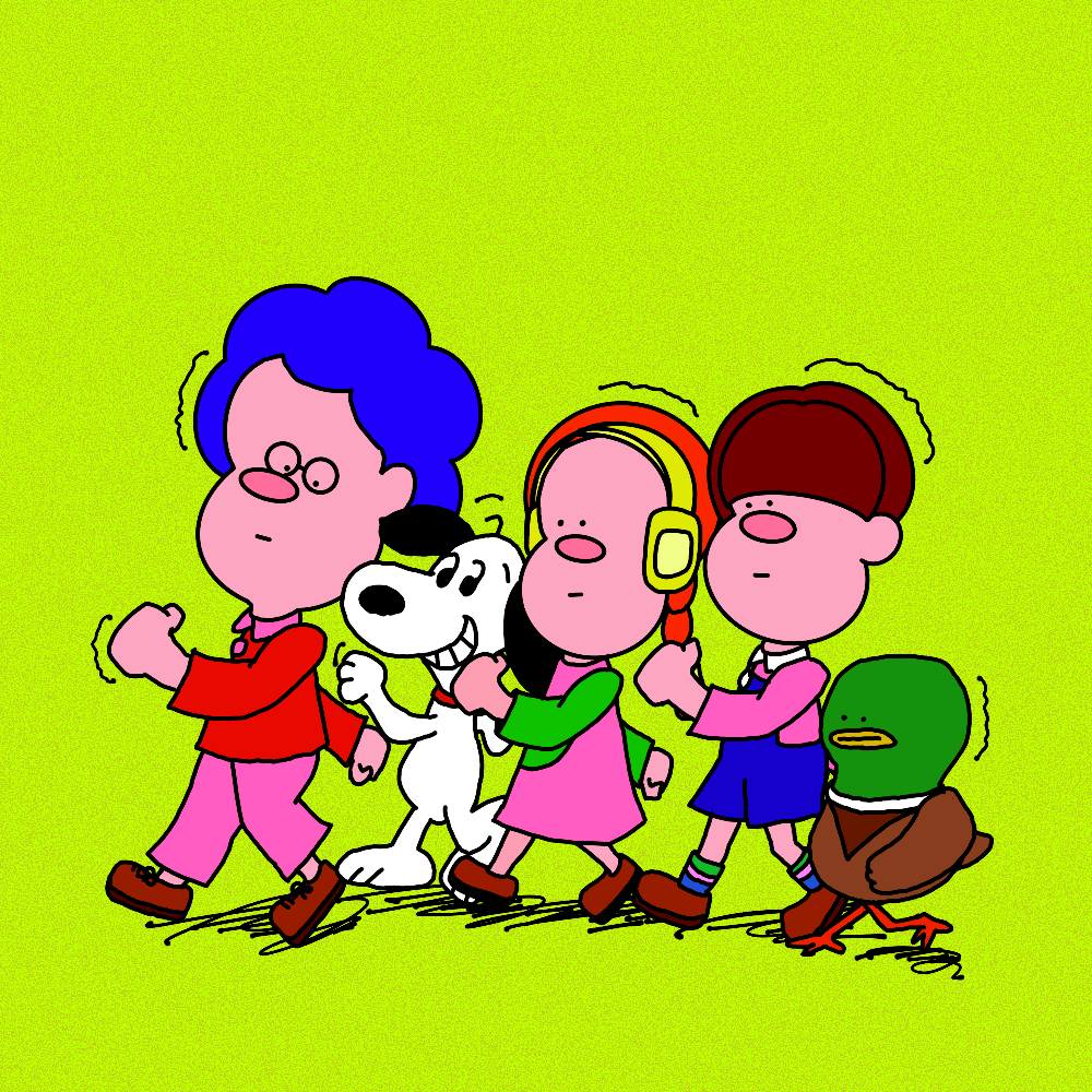 スヌーピーとハッピーダンス