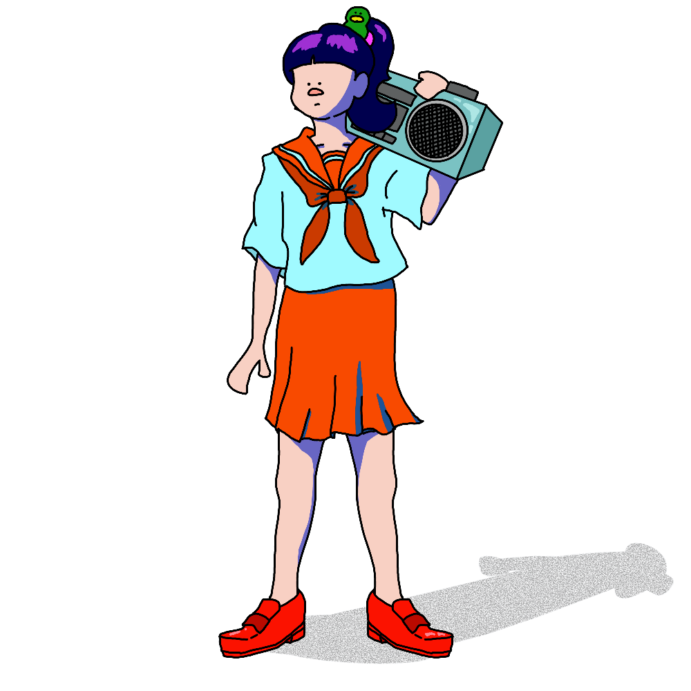 自己紹介中の私